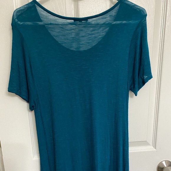 New Copper Key Semi sheer Pullover-Beaded Bottom-Sz Lg - Picture 2 of 11